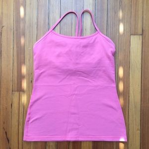 Power-Y lululemon tank - Coral